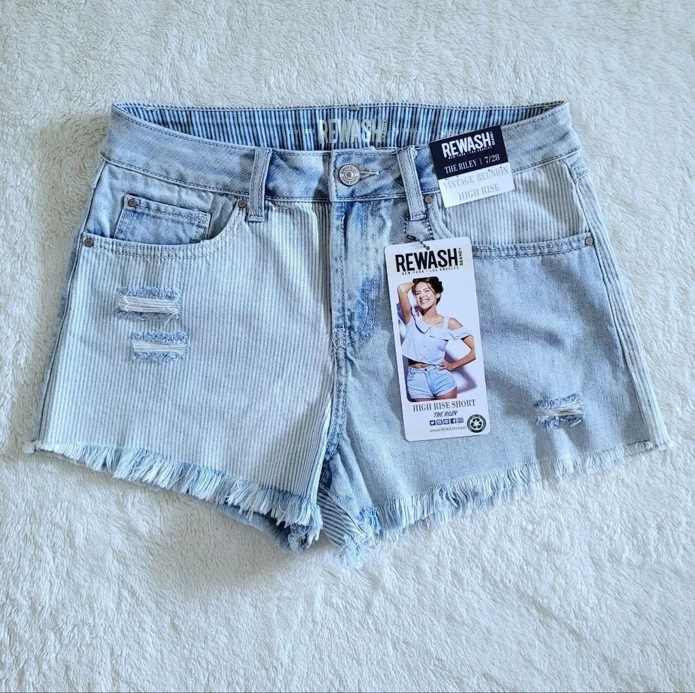 Rewash "The Riley" High Rise Shorts - NWT - Picture 10 of 12